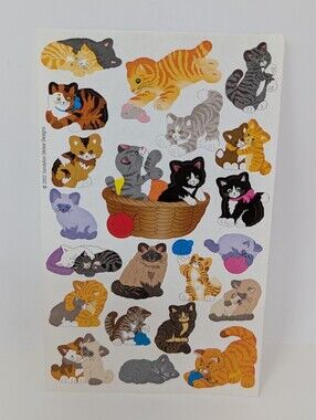 Sandylion Stickers Cats Kittens Cute Kitty Sheet